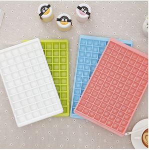 Molde de silicona de grado alimenticio para cubitos de hielo, creativo, para hacer cubitos de hielo de frutas, forma cuadrada, congelación rápida, fácil de desmoldar - Product Image 5