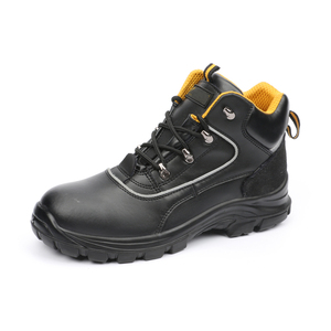 Zapatos de seguridad industriales, botas S3 con punta de acero, impermeables, antideslizantes, de cuero genuino - Product Image 1