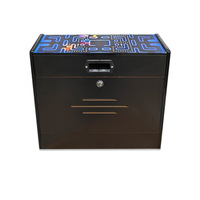 Console de jeu rétro nostalgique en bois et plastique pour la maison, borne d'arcade commerciale à monnayeur tout-en-un avec écran LCD