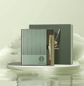 Custom Logo Luxury A5 Notebook Planner Promotional Business Stationery Gift Set with PU <b>Leather</b> Pen Bottle Gift Box 100 <b>Sheets</b> - Product Image 6