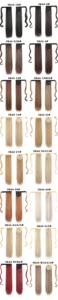 Günstige Clipin Pferdes chwanz Haar verlängerungen Wrap Around Langes glattes Haar Pferdes chwanz Synthetisches Haar Pferdes chwanz - Product Image 5