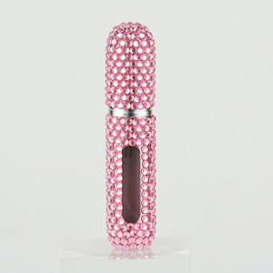 <b>5Ml</b> Portable Aluminum Case Glass <b>Perfume</b> Atomizer Refillable Travel Spray <b>Bottle</b> for Personal Care - Product Image 5