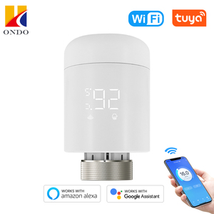 AVATTO TRV16 WIFI/Zigbee TUYA สมาร์ทรีโมทควบคุมหม้อน้ำ โรงงานเซินเจิ้น รับผลิตแบบ OEM/ODM - Product Image 1