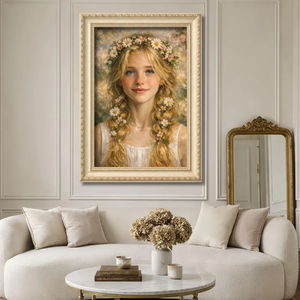 Peinture à l'huile à partir de <span class=keywords><strong>photo</strong></span>, portrait peint à la main, <span class=keywords><strong>effet</strong></span> peinture à l'huile, portrait féminin personnalisé, cadeau pour elle, cadeau d'anniversaire - Product Image 3
