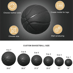Ballon de basketball tendance effet marbre blanc/noir, personnalisable, surface miroir – Nouvelle collection - Product Image 6