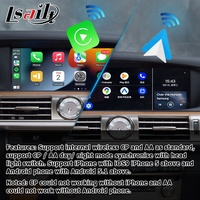 إلكترونيات استهلاكية-صندوق واجهة, صندوق واجهة أندرويد CP AA لسيارات لكزس LS600h LS460 مع ملاحة 2012-2017 واجهة فيديو مع جهاز تلقائي لاسلكي من Lsailt