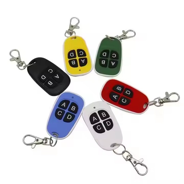433MHz Modern 4-Keys Electric Gate Remote Controller Universal Garage Door Remote Control Cloning Duplicator with Safe Feature