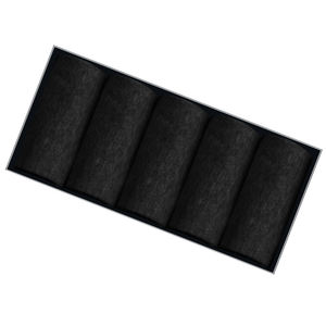 5 أزواج من الجوارب الرجالية المريحة للمنزل، مضادة للرائحة، مقاومة للبكتيريا، مانعة للانزلاق، قابلة للتنفس، مصنوعة من القطن 100% (أسود) - Product Image 6