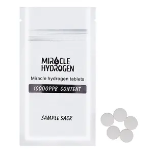 Miracle hydrogen tablets alkaline water for drinking instantly produces micro-nano hydrogen molecular bubbles 5000ppb-10000ppb