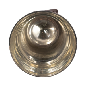Vaso in Vetro Bicolore a Forma di Calice con Base Scultorea, Vaso Decorativo Moderno per Soggiorno - Product Image 5