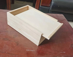 Hộp Lưu Niệm Bằng Gỗ Chưa Hoàn Thành Tùy Chỉnh Hộp Quà Tặng Nắp Trượt Lớn Hộp Lưu Niệm Tự Làm - Product Image 3