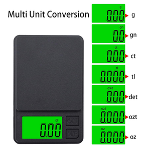 Mini Báscula Digital de Bolsillo con Pantalla LCD, Báscula de Precisión en Gramos con Retroiluminación Verde, OEM ODM para Joyería - Product Image 4