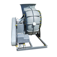 Ventilateur centrifuge de qualité industrielle avec roue moulée intégralement, résistant aux acides et aux alcalis, pour le traitement des gaz d'échappement des usines chimiques