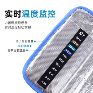 Insulin Cooler Bag Portable Insulated Small Travel Storage With Pu Outer Layer And Aluminum Foil Layer - Product Image 3