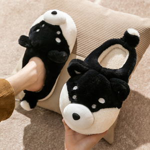 Cute Cartoon <strong>Dog</strong> Design Novelty Plush Warm Non-slip Platform Fluffy Winter House <strong>Slippers</strong> <strong>for</strong> Women - Product Image 2