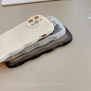 Ensembles de gros 15 étuis de protection pour appareil photo Lace Wave en <span class=keywords><strong>silicone</strong></span> pour <span class=keywords><strong>iPhone</strong></span> 11 12 14 Pro Max compatibles avec les appareils mobiles <span class=keywords><strong>Apple</strong></span> - Product Image 4