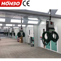 Cabine de peinture robotisée à gaz et électrique pour revêtement en poudre automobile