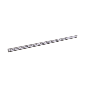 Fami Shelf Divider Longitudinal Non Slotted Front Height 200 250 Mm Galvanized D 610 H 175 - Product Image 3