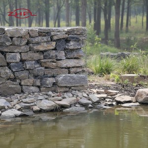 Gabion Basket Stone <b>Net</b> Cage PVC Coated Iron Material 1x1x1 Hexagon Hole Durable Gabion <b>Mesh</b> - Product Image 4