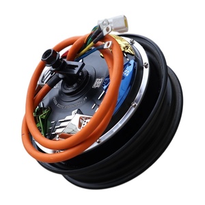 Motor de buje sin escobillas de imán permanente DKYS 60V/72V 3000W de 10 pulgadas 50H, IP65 impermeable, con montaje de brida y pieza decorativa - Product Image 6