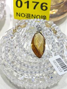 Collier pendentif en citrine de Madère de qualité AAA naturelle, découpé et imprimé, cristal de citrine, pierre de succès, bijoux de mode pour femmes - Product Image 5