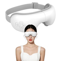Nouveau Masque de Massage Oculaire 2026 à Compression d'Air, Vibration et Thérapie Chauffante, Appareil de Soin des Yeux Rechargeable et Pliable, Masseur Oculaire Manuel