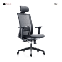 Mobilier de bureau Gestionnaire de luxe Superviseur Chaise de bureau ergonomique en maille à dossier haut Prix
