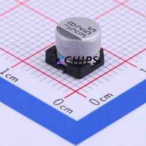 Condensador Electrolítico de Aluminio SMD VES220M1VTR-0605, D6.3xL5.3mm 22uF 20% 35V 6.3mm - Product Image 1