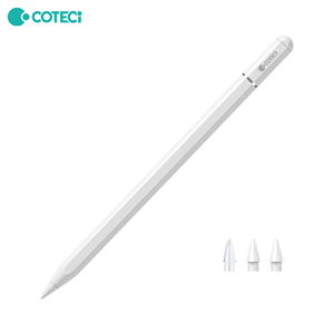 COTECi USB C Gen 3 matita di ricarica <span class=keywords><strong>penna</strong></span> magnetica capacitiva <span class=keywords><strong>con</strong></span> punte sostituibili per <span class=keywords><strong>iPad</strong></span> in metallo resistente - Product Image 1