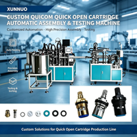 Machine de test d'assemblage automatique à haute capacité, à commande PLC, avec moteur à soupape à ouverture rapide multi-tension personnalisée, garantie 1 an