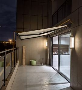 Tenda da sole retrattile a forma di scatola piena a cassetta a scomparsa con tenda da sole verticale a scomparsa bracci da sole - Product Image 1