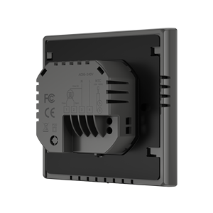 Doodle Voice <span class=keywords><strong>Smart</strong></span> TFT Pantalla Termostato Perilla de dos vías Control de voz Idioma Reloj Set Color iluminado Temperatura controlada (TDS) - Product Image 3