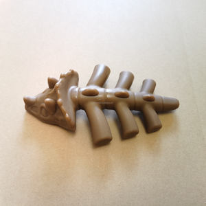 Jouets à mâcher en nylon en forme de Triceratops <span class=keywords><strong>pour</strong></span> mâcheurs agressifs de grande/moyenne taille nettoie les dents et satisfait les instincts de mastication - Product Image 1