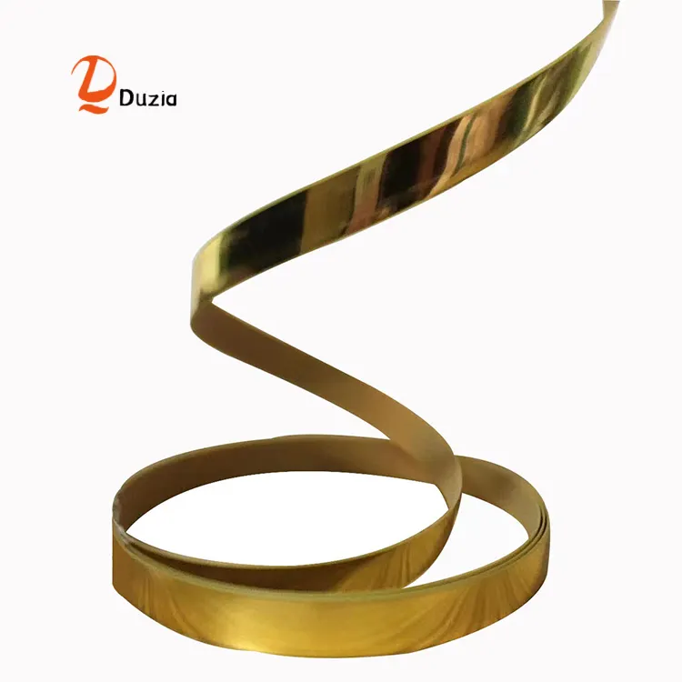 Duzia Furniture PVC Sofa Plastic Trim Strips Decorative Strip Edge Banding Gold Silver Decoration Adhesive Tape for Bedroom