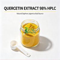 Extrait de Quercétine 95-98% HPLC, Flavonoïde Naturel Antioxydant, Source Bourgeons de Sophora Japonica, Additif Alimentaire, Cosmétique, Matière Première pour Aliments pour Animaux