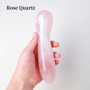 Natürlicher Kristallquarz Polierter Heilstein Edelstein Kristall Yoni Massagestab für Frauen - Product Image 3