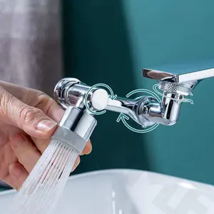 Mechanischer Arm Universal Wasserhahn verlängerung Universal gelenk Spritz düse drehbarer Bubbler Universal kopf Kipphebel