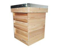 Wooden Bee Hive Boxes for Beekeeping with Metal Cover
