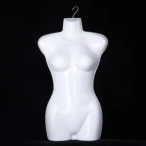 Hot Sale Kleding Winkel Half Body Dummy Muscle Man/Vrouw Mannequin Torso Met Armen