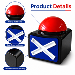 Buzzer Personalizzabile per Giochi con Luci ed Effetti Sonori per Bambini e Adulti, Ideale per Quiz e Giochi di Talento - Product Image 2