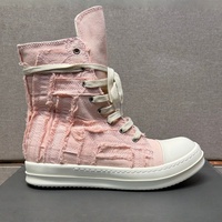 Chaussures de sport de luxe 2026 pour hommes et femmes, chaussures de marche décontractées et modèles élégants à lacets, bottes Ricks