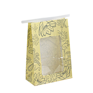 Café de fond biodégradable eco cookie friendly restaurant snack pain pop-corn <span class=keywords><strong>boutique</strong></span> d'emballage pour sac en papier pour restaurant - Product Image 1