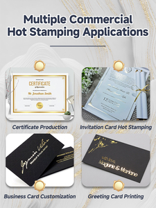 YH-360C Digital Hot Foil Stamping <b>Printer</b> Continuous Hot Stamping Machine For Paper Card Leather Certificate Package - Product Image 4