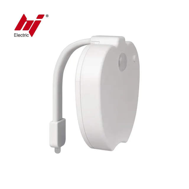 3AAA Batteries Motion Sensor Toilet Seat Night Light Toilet Lamp Led Toilet Bathroom Night Light 19 Color with Sensor