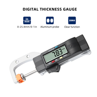 100% nouveau 0-25MM Auto pneu détection d'usure étrier haute précision ABS LCD affichage numérique jauge épaisse avec 1 an de garantie