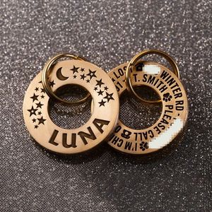 个性化定制狗牌硅滑块雕刻3d二维码狗猫项圈id宠物标签项圈狗硅胶 - Product Image 3