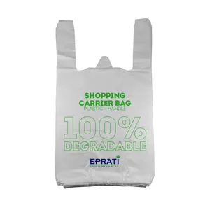 Bolsas de Compras de Plástico HDPE Ecológicas de Alta Calidad para Comercios Minoristas de Abarrotes - Product Image 5