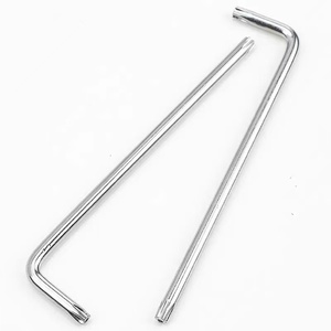 En gros, clés <span class=keywords><strong>Torx</strong></span> en L personnalisées, bras court, double tête, nickel noir, <span class=keywords><strong>T5</strong></span>-T45, outils à main de réparation - Product Image 2