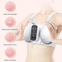 Appareil portable de beauté pour les seins, microcourant BIO, vide, pression négative, photothérapie LED, masseur mammaire sans source d'alimentation