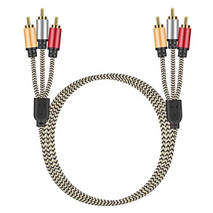 Xput 3 <span class=keywords><strong>RCA</strong></span> macho <span class=keywords><strong>a</strong></span> 3 <span class=keywords><strong>RCA</strong></span> macho divisor profesional Audio Video extensión Cable enchufe estéreo <span class=keywords><strong>RCA</strong></span> AV TV <span class=keywords><strong>Cables</strong></span> longitud personalizada - Product Image 6